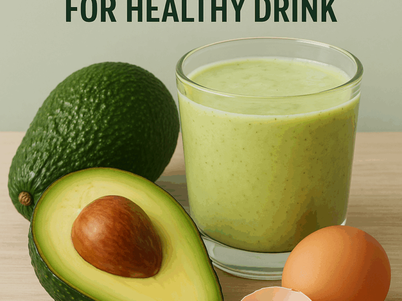 Kombinasi Sehat: Avocado dan Telur Fresh Untuk Minuman Sehat